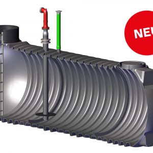 Löschwassertank zylindrisch